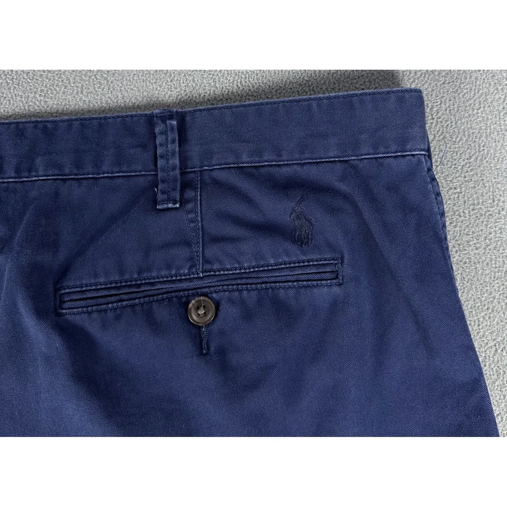 Polo Ralph Lauren Shorts Mens 48B Big Navy Blue Classic Fit Pony Logo Prep Chino